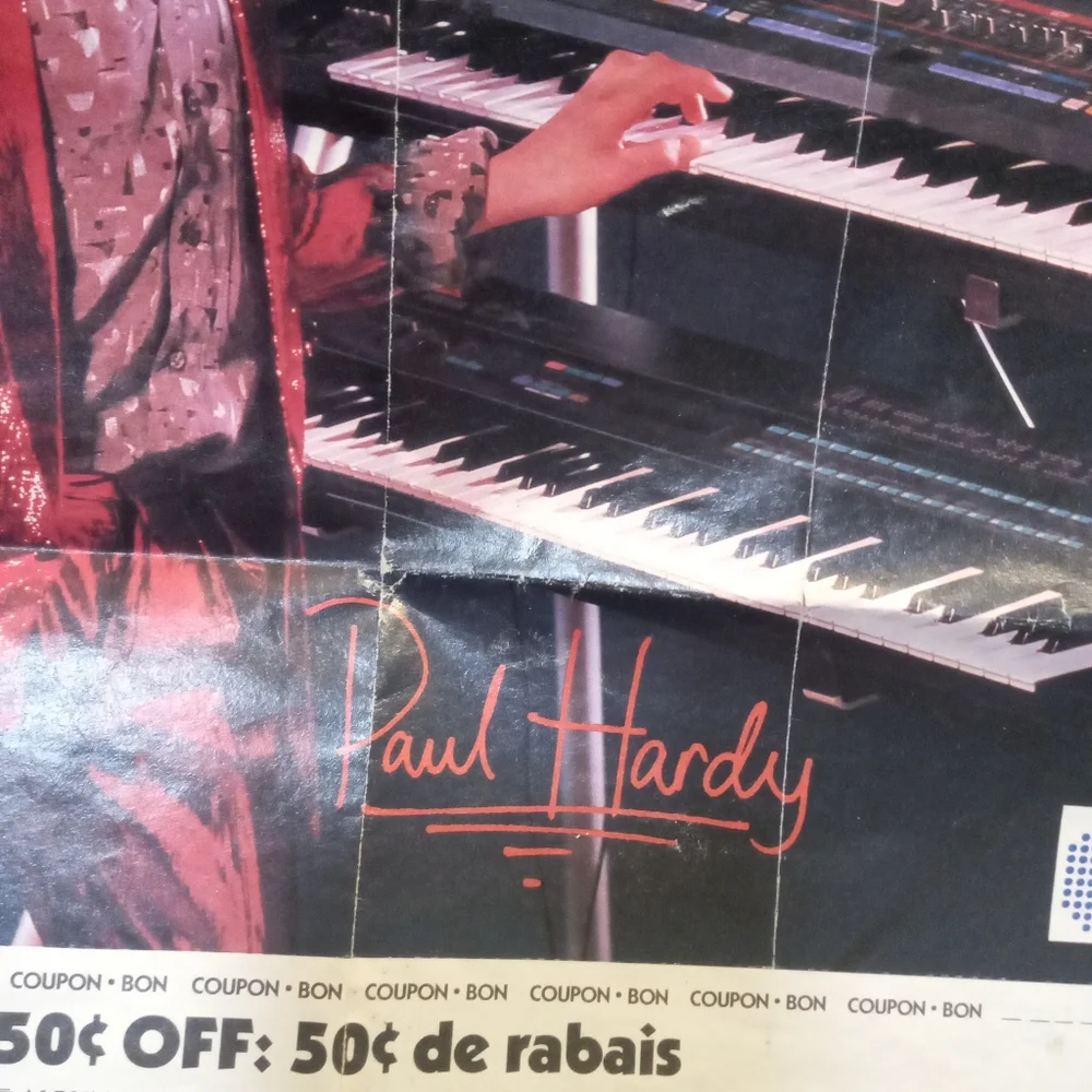 Vintage Paul Hardy "Mini Pops" Music Poster with Keyboards - Picture 5 of 7